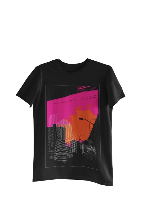 Tricou cu imprimeu Urban Ground, XL INTL