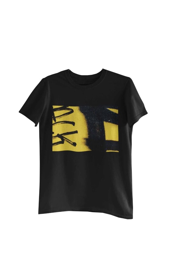Tricou cu imprimeu Yellow Graffiti