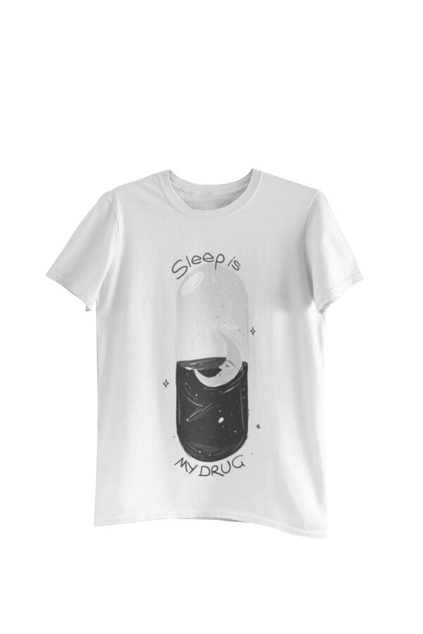 Tricou cu imprimeu Sleep Drug