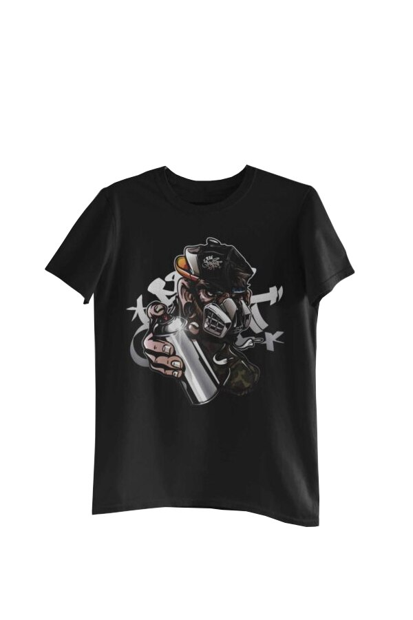 Tricou cu imprimeu Street Wall Painter