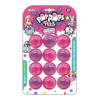 Figurine Yulu Pop Pops Pets in slime roz - 12 bile cu 4 figurine ascunse
