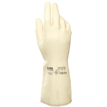 Manusi din latex natural reutilizabile, cu manseta lunga si protectie virucida, set 2 bucati, marimea M Manusi din latex natural reutilizabile, cu manseta lunga si protectie virucida, set 2 bucati, marimea M