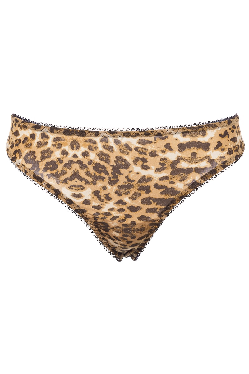 Chilot brazilian din microfibra Model de lux Animal Print