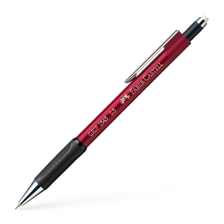 Faber-Castell Автоматичен молив Grip 1345, 0.5 mm, бордо