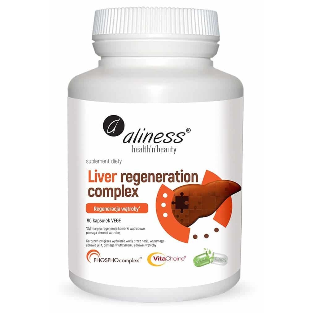 Supliment alimentar Aliness Liver Regeneration Complex, 90 Capsule