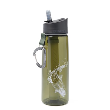 Filtru apa Lifestraw Go2 cu sticla de 0.65L verde Filtru apa Lifestraw Go2 cu sticla de 0.65L verde