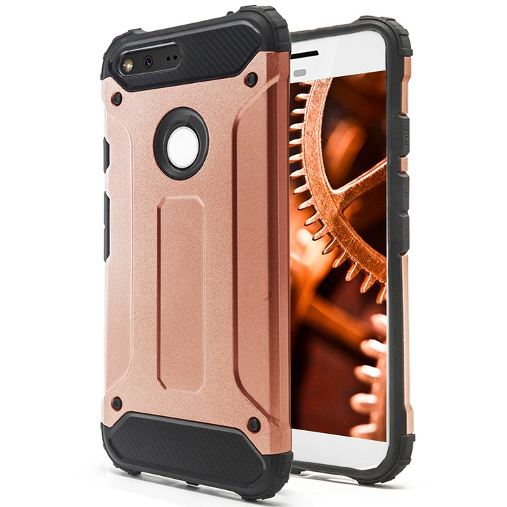 Carcasa de protectie pentru Google Pixel XL, Plastic/TPU, Auriu