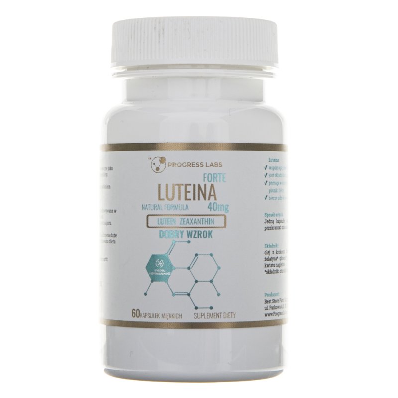 Supliment alimentar Lutein Forte 40 mg Progress Labs, 60 capsule