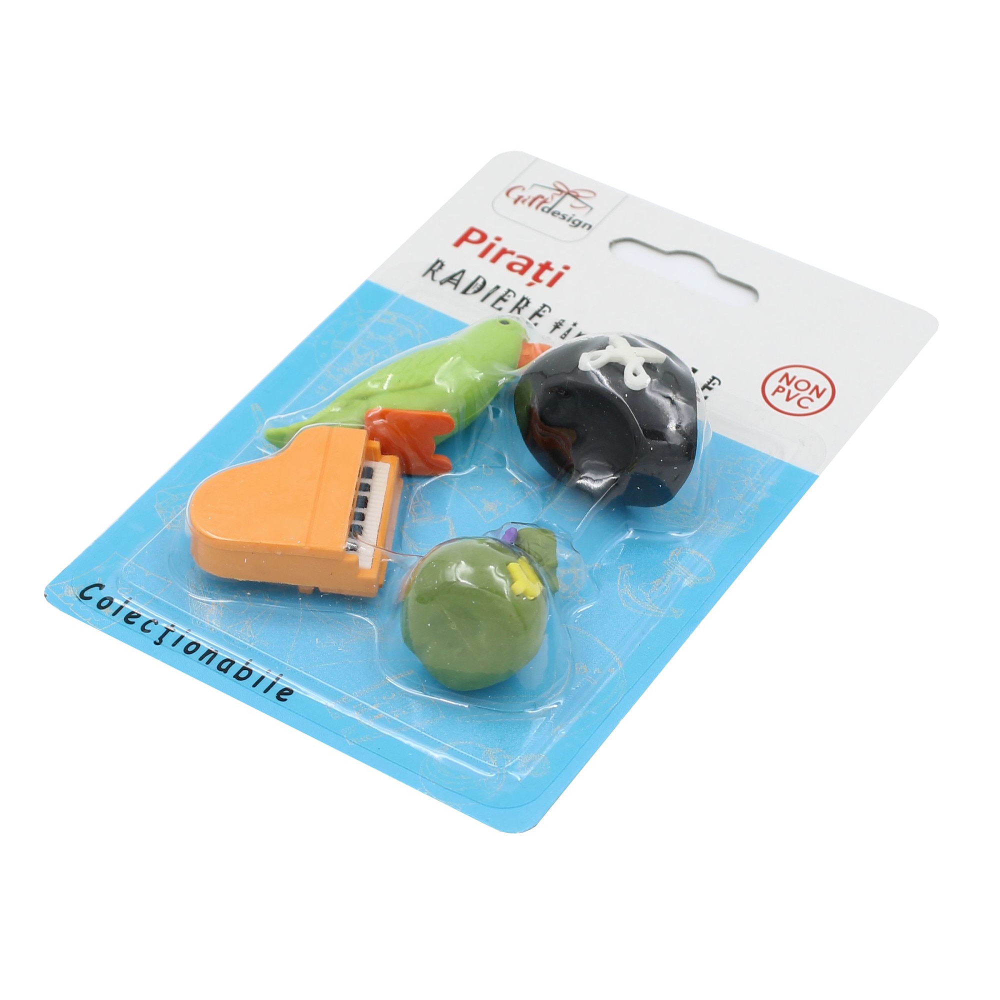 Set radiere colectionabile, tip puzzle, Pirati Pian