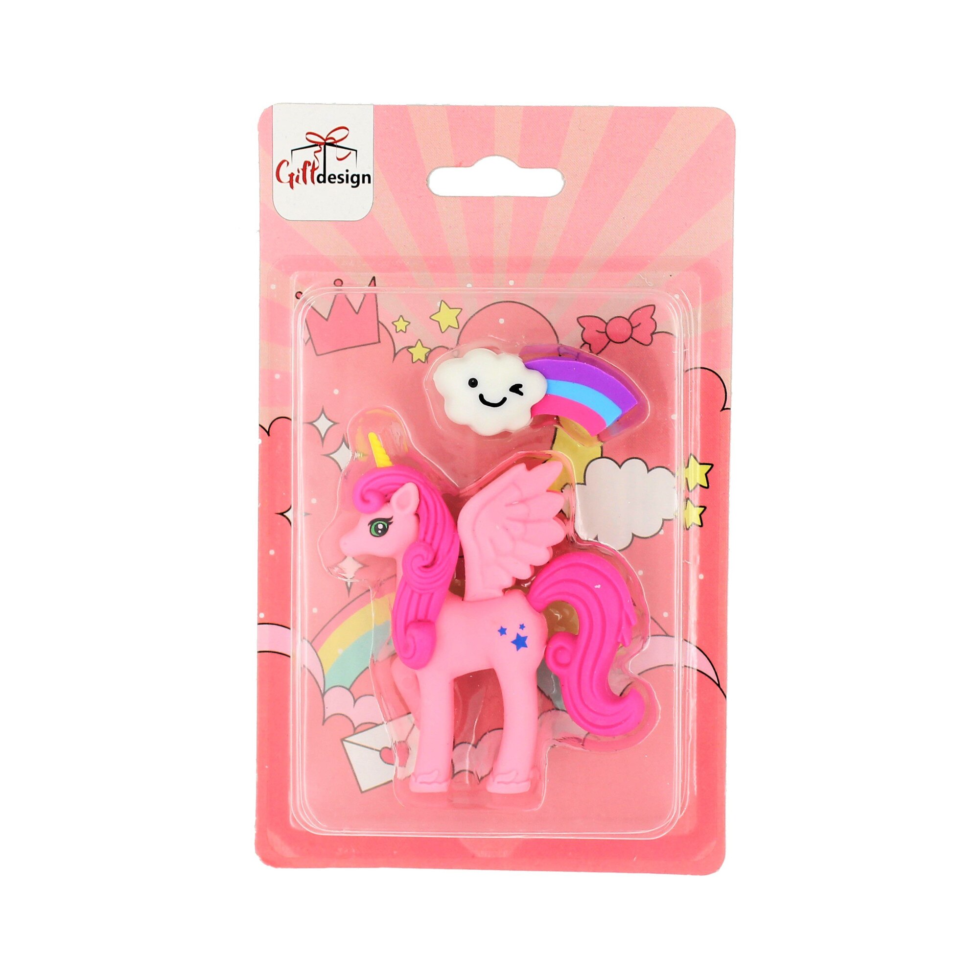 Set radiere colectionabile, tip puzzle, Unicorn Roz