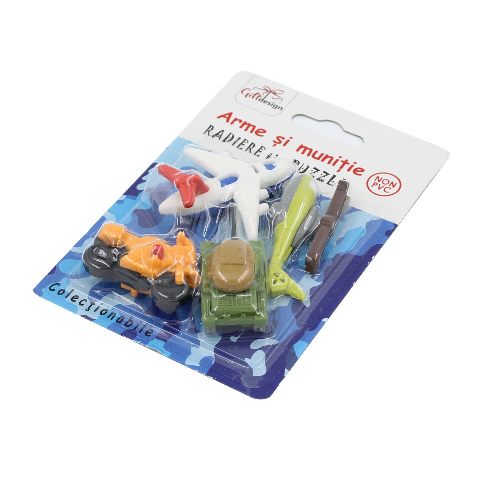 Set radiere colectionabile, tip puzzle, Arme si munitie Motocicleta