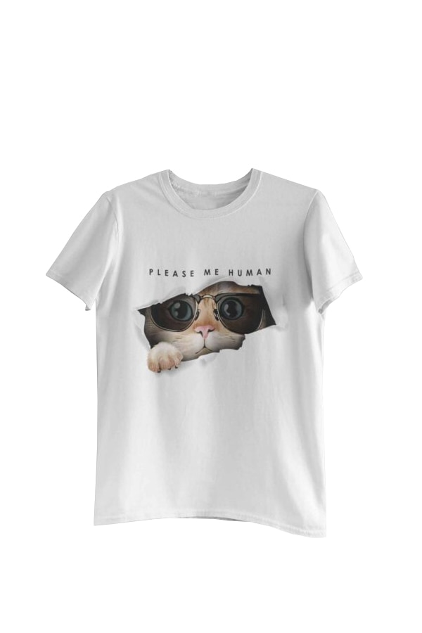 Tricou cu imprimeu Me Human