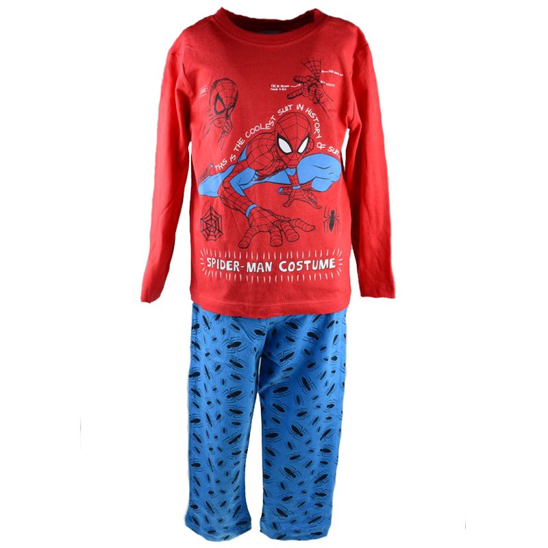 Pijama pentru baieti Sun City Spider Man HS2039, Rosu