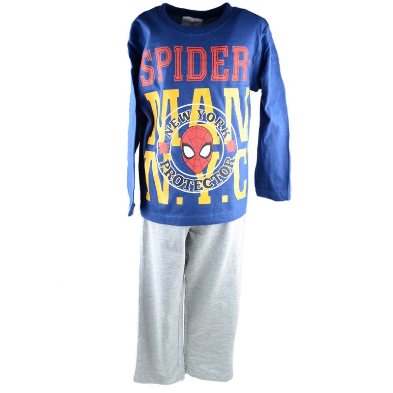 Pijama pentru baieti Sun City Spider Man HS2039B, Bleumarin