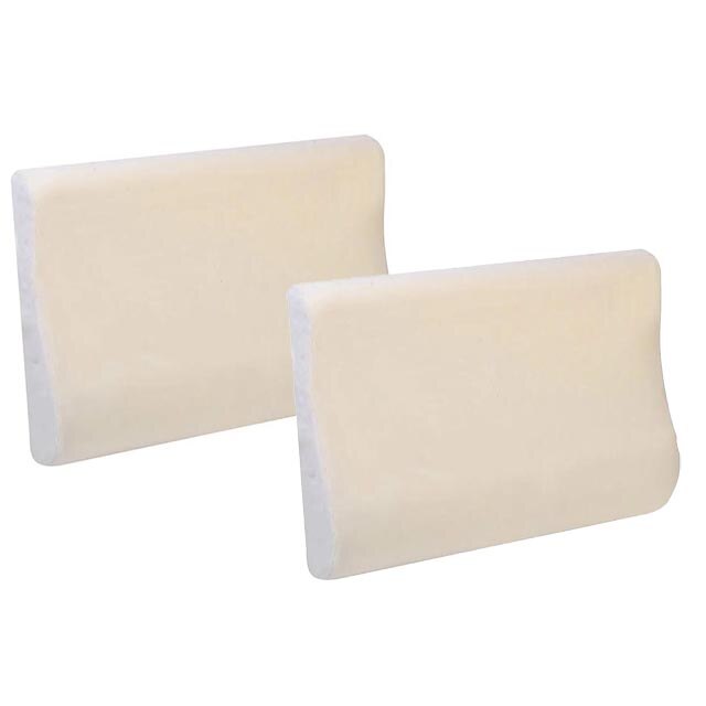 Set 2 perne Felis, Spuma cu memorie, 9x29x48 cm, Bej