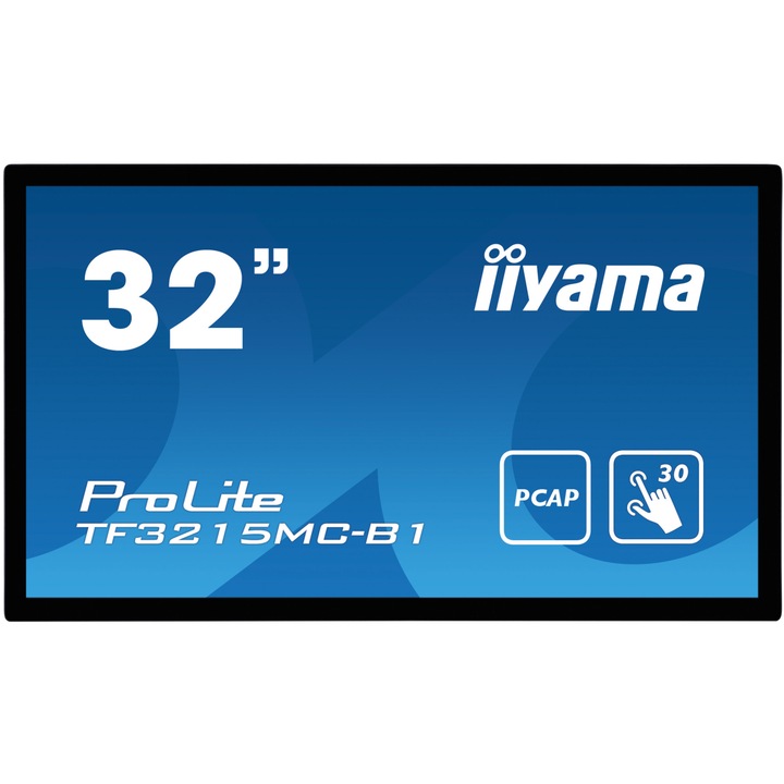 Монитор iiyama ProLite TF3215MC-B1, Вграден, Сензорен, 32", OpenFrame, IP65