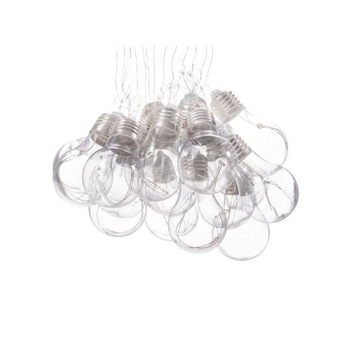 Instalatie decorativa tip bulb de Craciun LED, 30 becuri bulb cu 150 led-uri, lumina alb rece, 6m Instalatie decorativa tip bulb de Craciun LED, 30 becuri bulb cu 150 led-uri, lumina alb rece, 6m