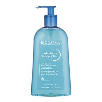 Gel de dus Bioderma Atoderm pentru piele normala/sensibila, 500 ml Gel de dus Bioderma Atoderm pentru piele normala/sensibila, 500 ml