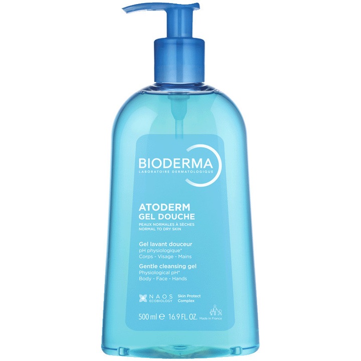 Душ гел Bioderma Atoderm, За нормална/чувствителна кожа, 500 мл