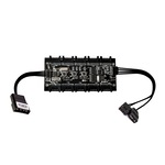 Fan Controller Sahara Pirate Sync RF, 10 RGB Fan, Frecventa radio, 8 single si 62 culori combinate, 90 x 42 x 13 mm