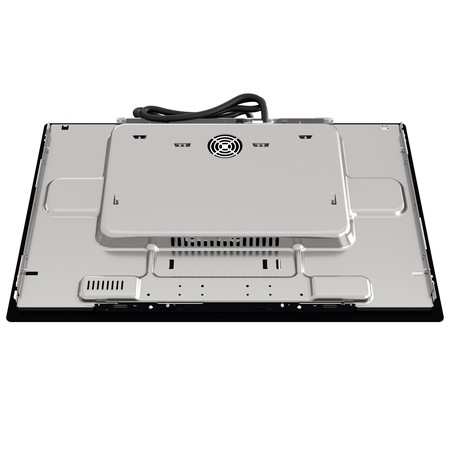 Plita incorporabila Whirlpool WSQ7360NE, Inductie, 4 zone de gatit, Tehnologia 6th Sense, Power Management, 60 cm, Sticla neagra