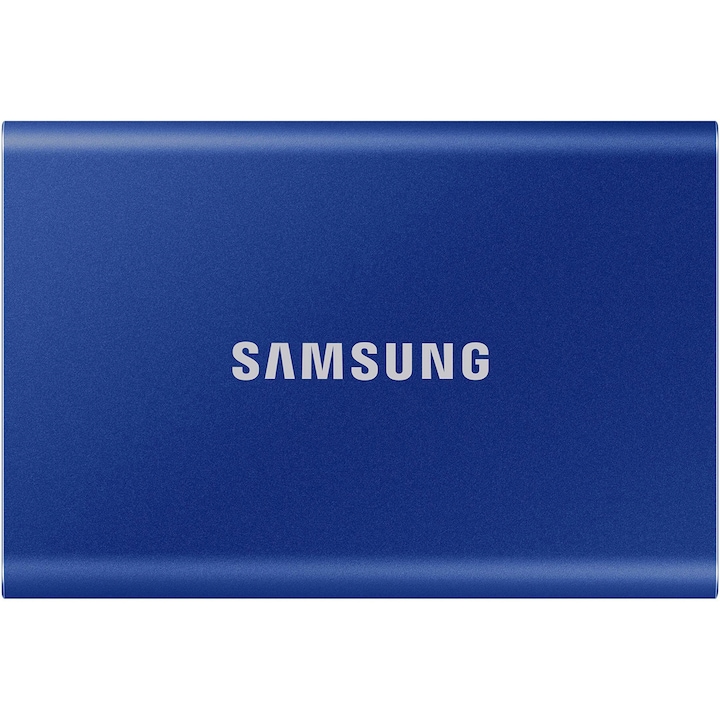 Samsung T7 Külső SSD, 1TB, USB 3.2, Indigó Kék