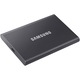 SSD extern Samsung T7 portabil, 2TB, USB 3.2, Titan Grey