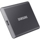 Външен SSD Samsung T7, Преносим, 500GB, USB 3.2, Titan Grey