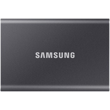 SSD extern Samsung T7 portabil, 500GB, USB 3.2, Titan Grey SSD extern Samsung T7 portabil, 500GB, USB 3.2, Titan Grey