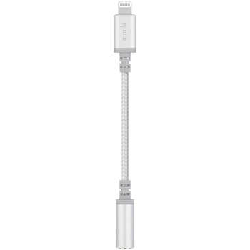 Adaptor Moshi Integra, Jack 3.5mm - Lightning, Silver Adaptor Moshi Integra, Jack 3.5mm - Lightning, Silver