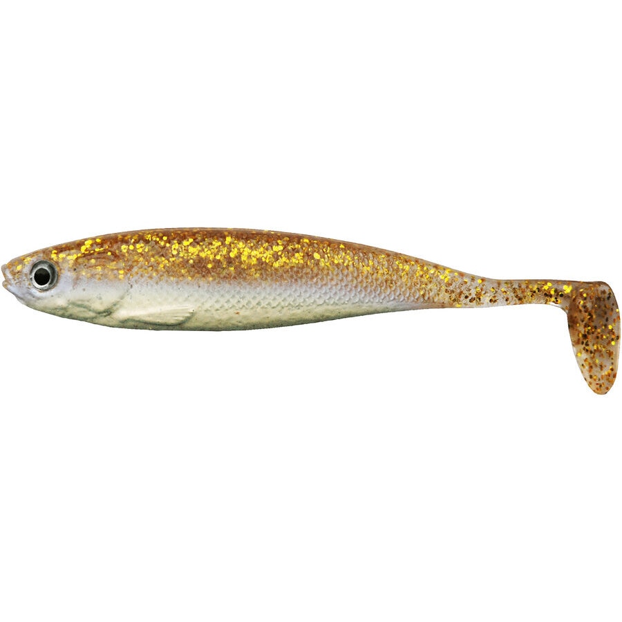 Set Shad-uri Cormoran Action Fin 10cm 7G Golden Seed 2Buc/plic