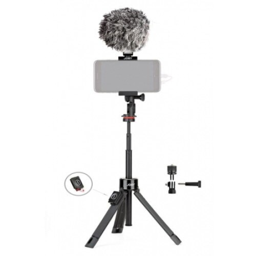 Joby, GripTight PRO TelePod Minitrepied telescopic cu telecomanda si microfon