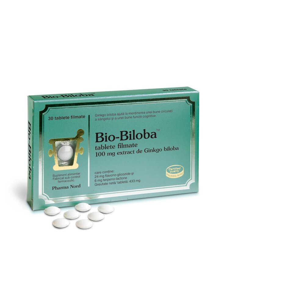 Bio Biloba, 30 tablete filmate