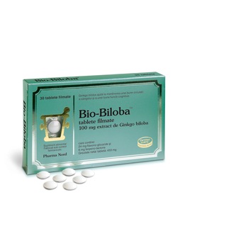 Bio Biloba, 30 tablete filmate Bio Biloba, 30 tablete filmate