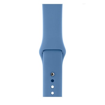 Curea din silicon pentru Apple Watch, compatibil cu dimensiunea 42/44 mm, Albastru Denim, BBL1760 Curea din silicon pentru Apple Watch, compatibil cu dimensiunea 42/44 mm, Albastru Denim, BBL1760
