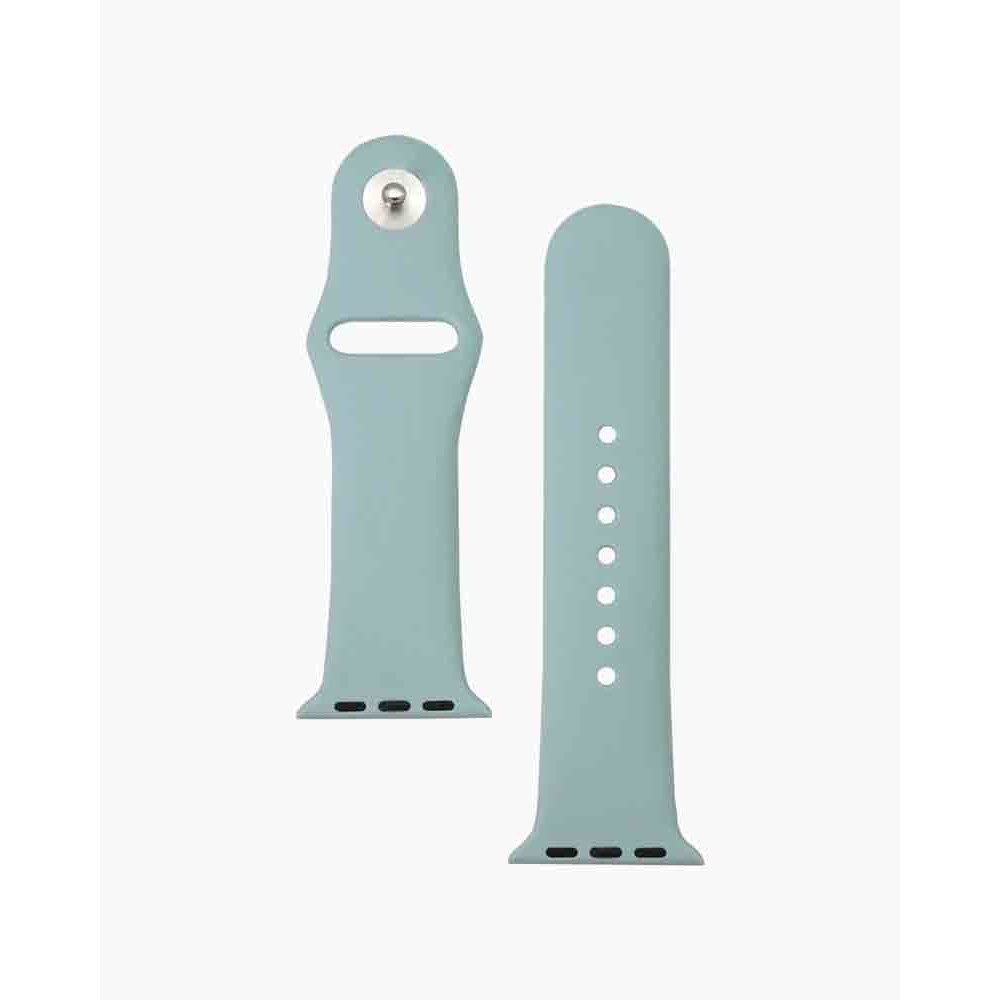 Curea din silicon pentru Apple Watch, compatibil cu dimensiunea 42/44 mm, Verde Menta Prafuit, BBL1764