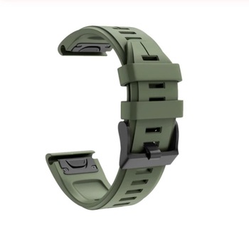 Curea Bratara Quick Release pentru smartwatch Garmin Fenix 5, 5S , Fenix 6, Fenix 6 Pro, Fenix 6 Pro Sapphire Edition, Forerunner 935, Forerunner 945, 22 mm , Green Army cu surubelnita inclusa