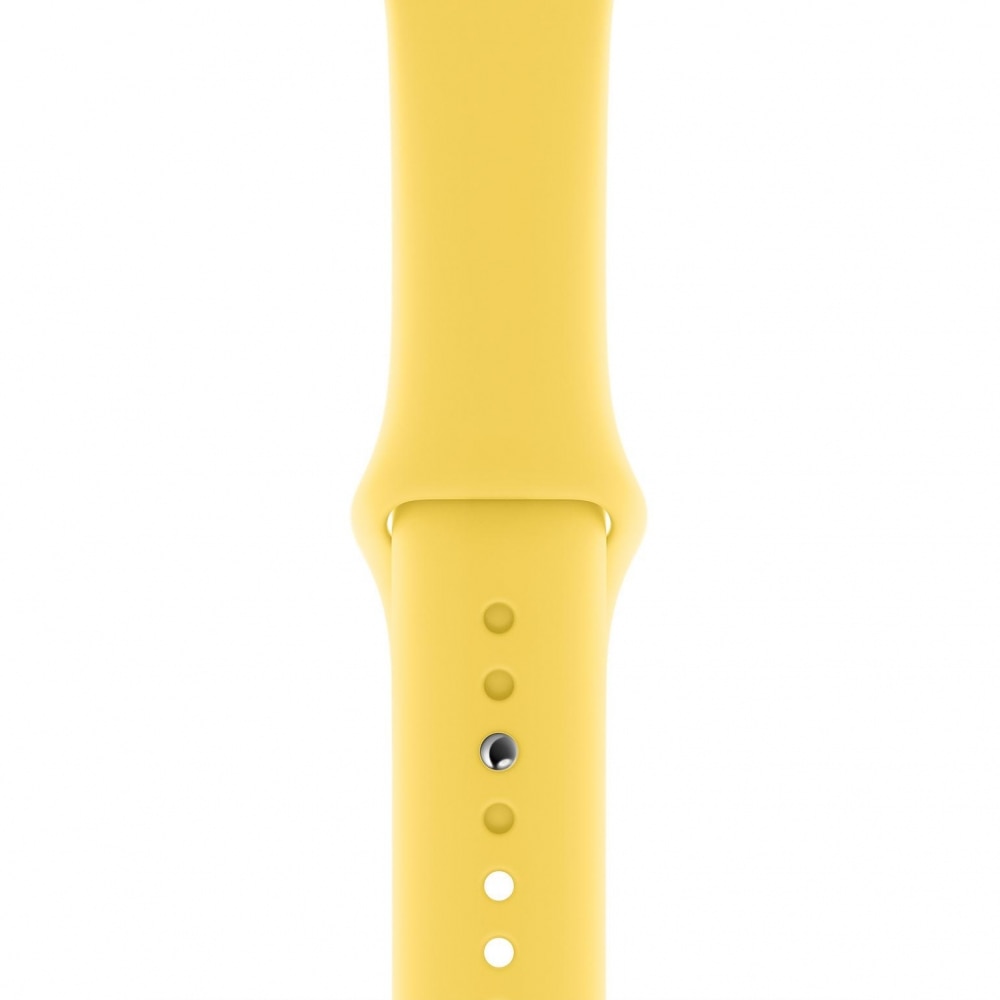 Curea din silicon pentru Apple Watch, compatibil cu dimensiunea 42/44 mm, Galben Polen, BBL1767