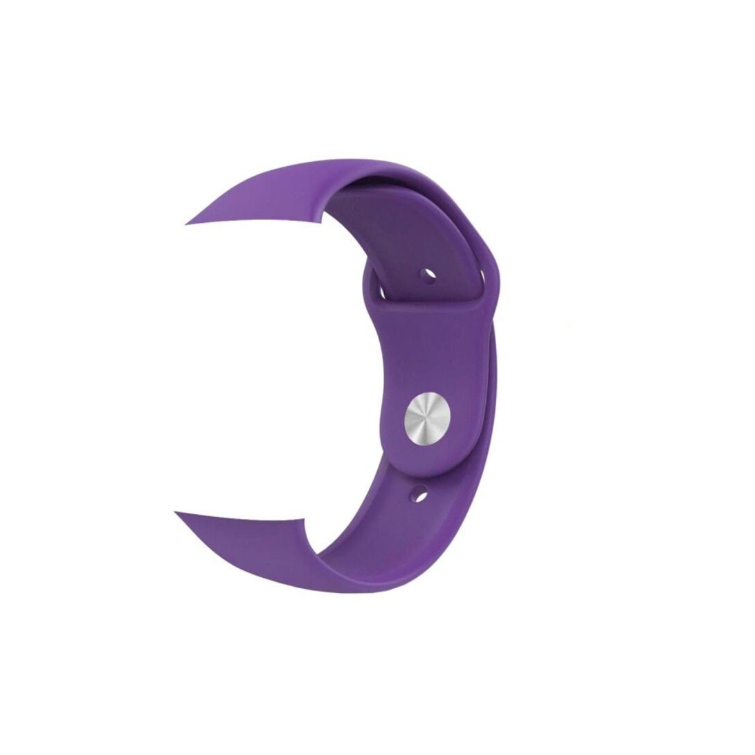 Curea din silicon pentru Apple Watch, compatibil cu dimensiunea 42/44 mm, Mov, BBL1771