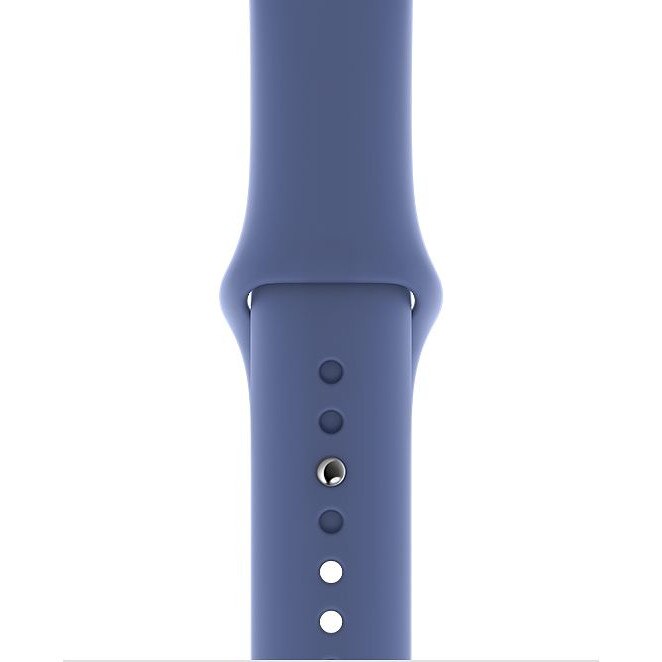 Curea din silicon pentru Apple Watch, compatibil cu dimensiunea 42/44 mm, Indigo, BBL1774