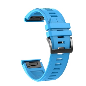 Curea Bratara Quick Release pentru smartwatch Garmin Fenix 5, 5S , Fenix 6, Fenix 6 Pro, Fenix 6 Pro Sapphire Edition, Forerunner 935, Forerunner 945, 22 mm , Teal Blue cu surubelnita inclusa