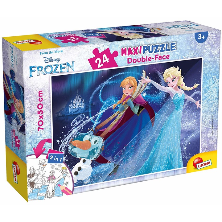 Пъзел Lisciani Frozen Maxi DF, 24 части