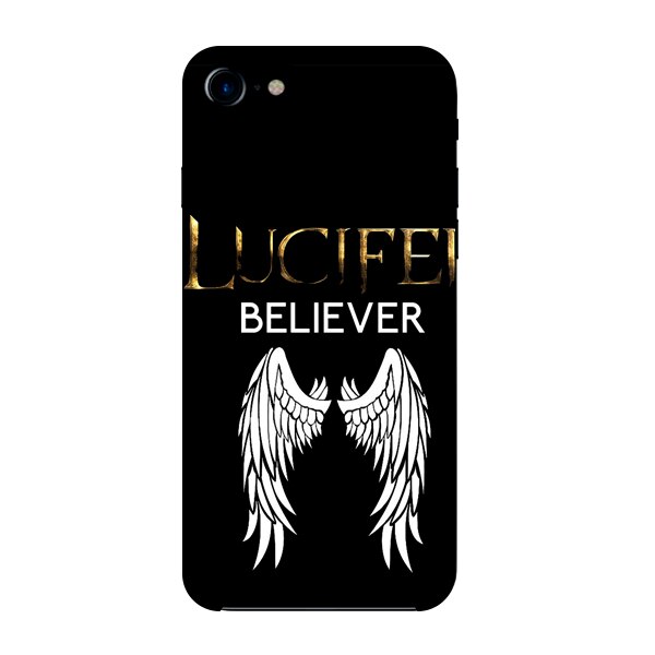 Husa din Silicon, Lucifer Believer pentru iPhone 7, Multicolor