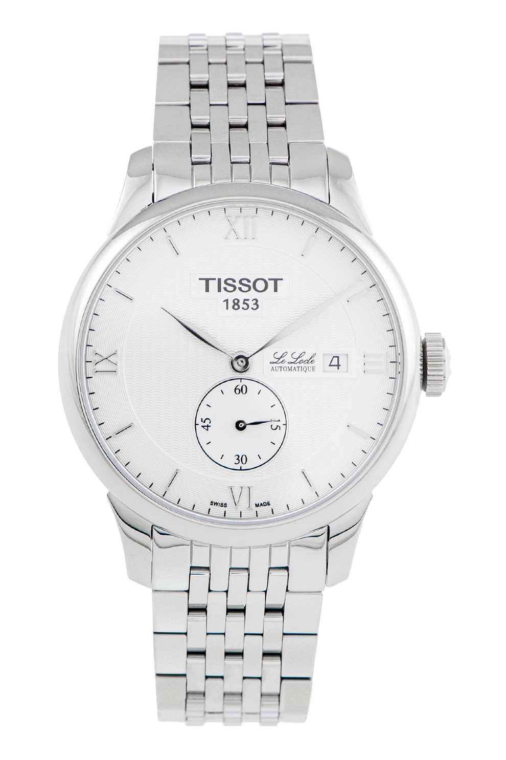 Tissot Ceas automatic cu bratara din otel inoxidabil Argintiu