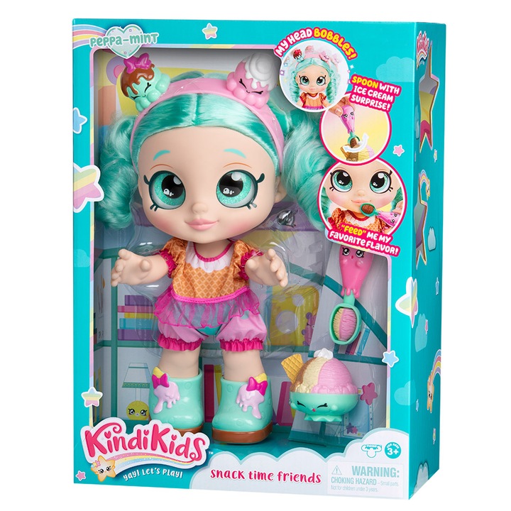 Кукла Kindi Kids - Peppa Mint, С аксесоари