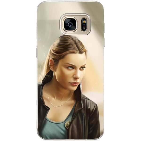 Husa din Silicon, Lucifer Chloe Decker pentru Samsung Galaxy S7 Edge, Multicolor