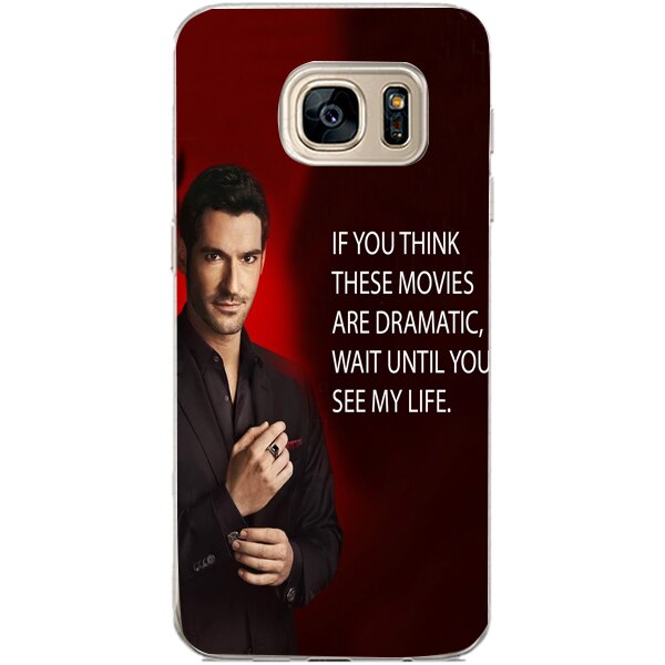 Husa din Silicon, Lucifer Dramatic pentru Samsung Galaxy S7 Edge, Multicolor