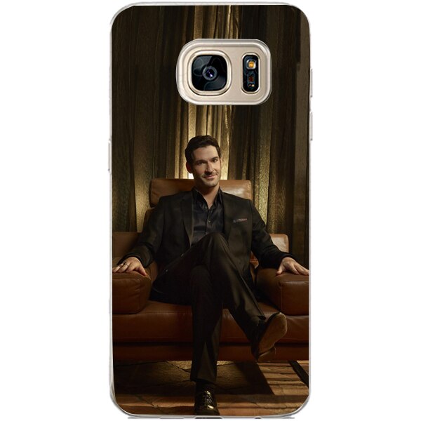Husa din Silicon, Lucifer Ellis Chair pentru Samsung Galaxy S7 Edge, Multicolor