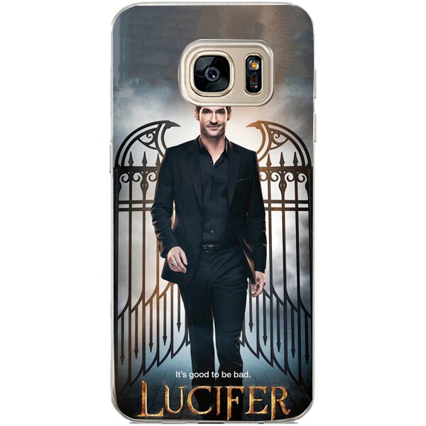 Husa din Silicon, Lucifer Good To Be Bad pentru Samsung Galaxy S7 Edge, Multicolor