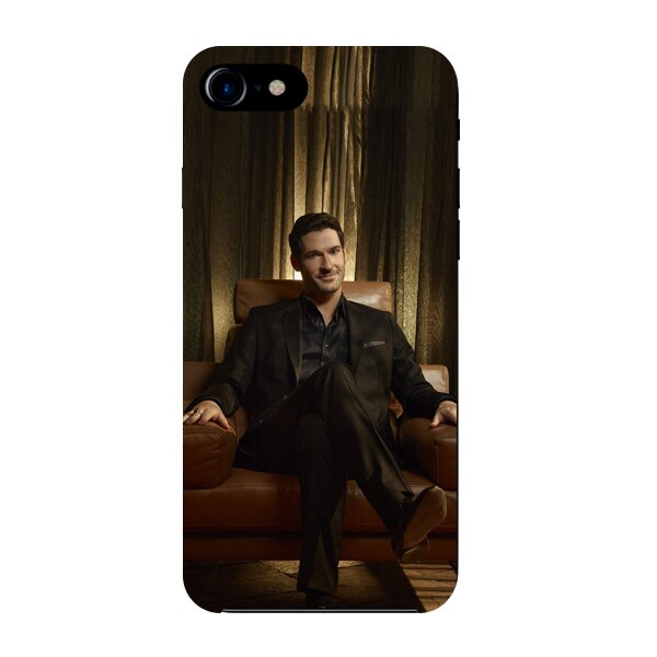 Husa din Silicon, Lucifer Ellis Chair pentru iPhone 7, Multicolor